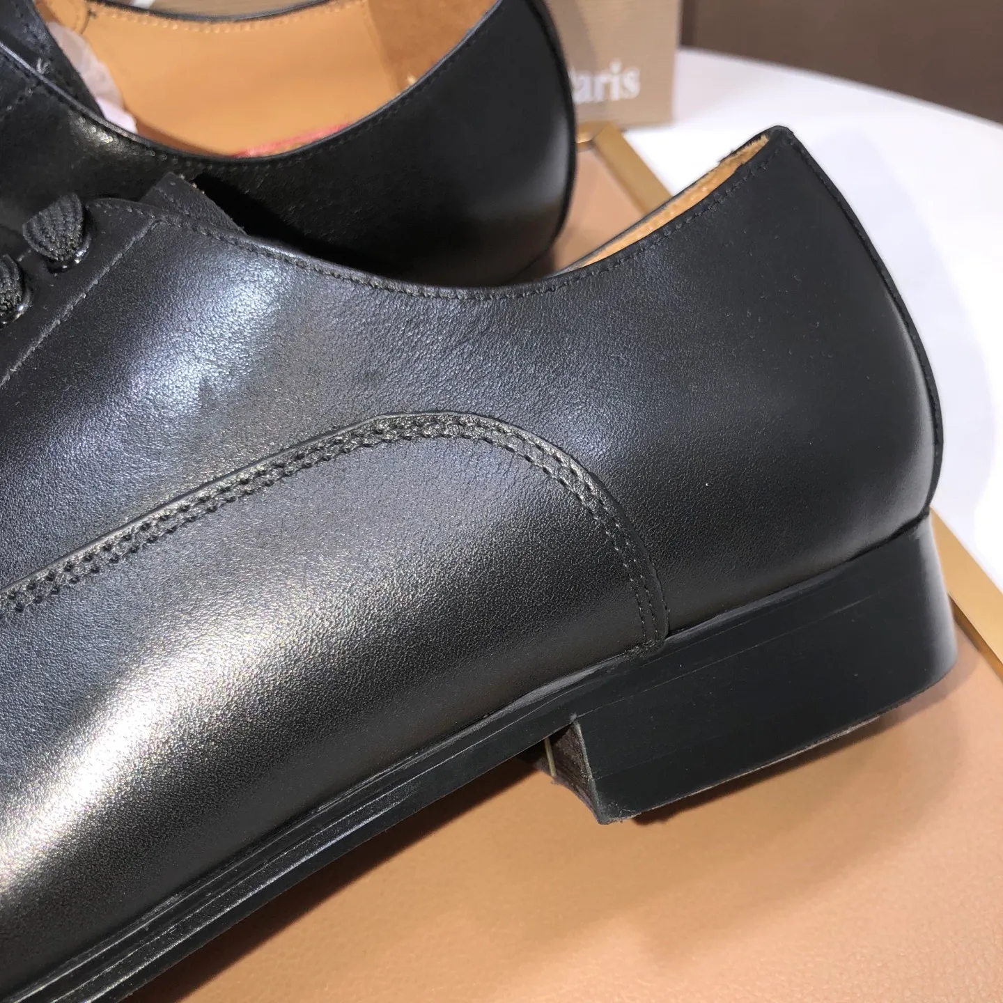 Men's shoes 💰620💰 [Chrstian Loubotin] Red-soled shoes 💋Original mold opening, the highest version on the market, purely handmade ❗️Imported rivets, imported high-end diamonds ➕The upper is made of imported cowhide, and the first layer of water-dyed cowhide lining! Original EU high-gloss outsole.38-44